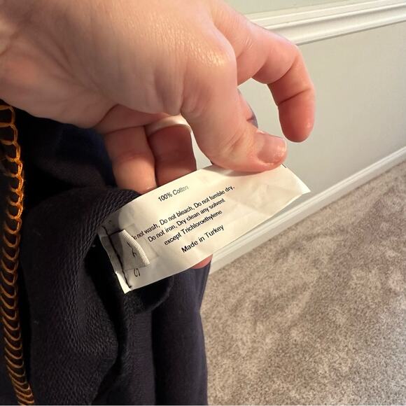 NWT SIEDRES Navy Blue Cotton Orange Jacket Medium - Picture 9 of 15